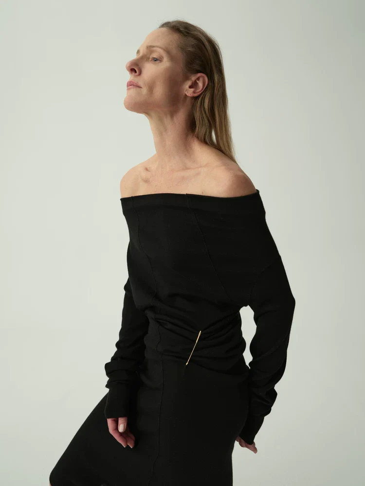 Asymmetric Off-Shoulder Dress - Image 3