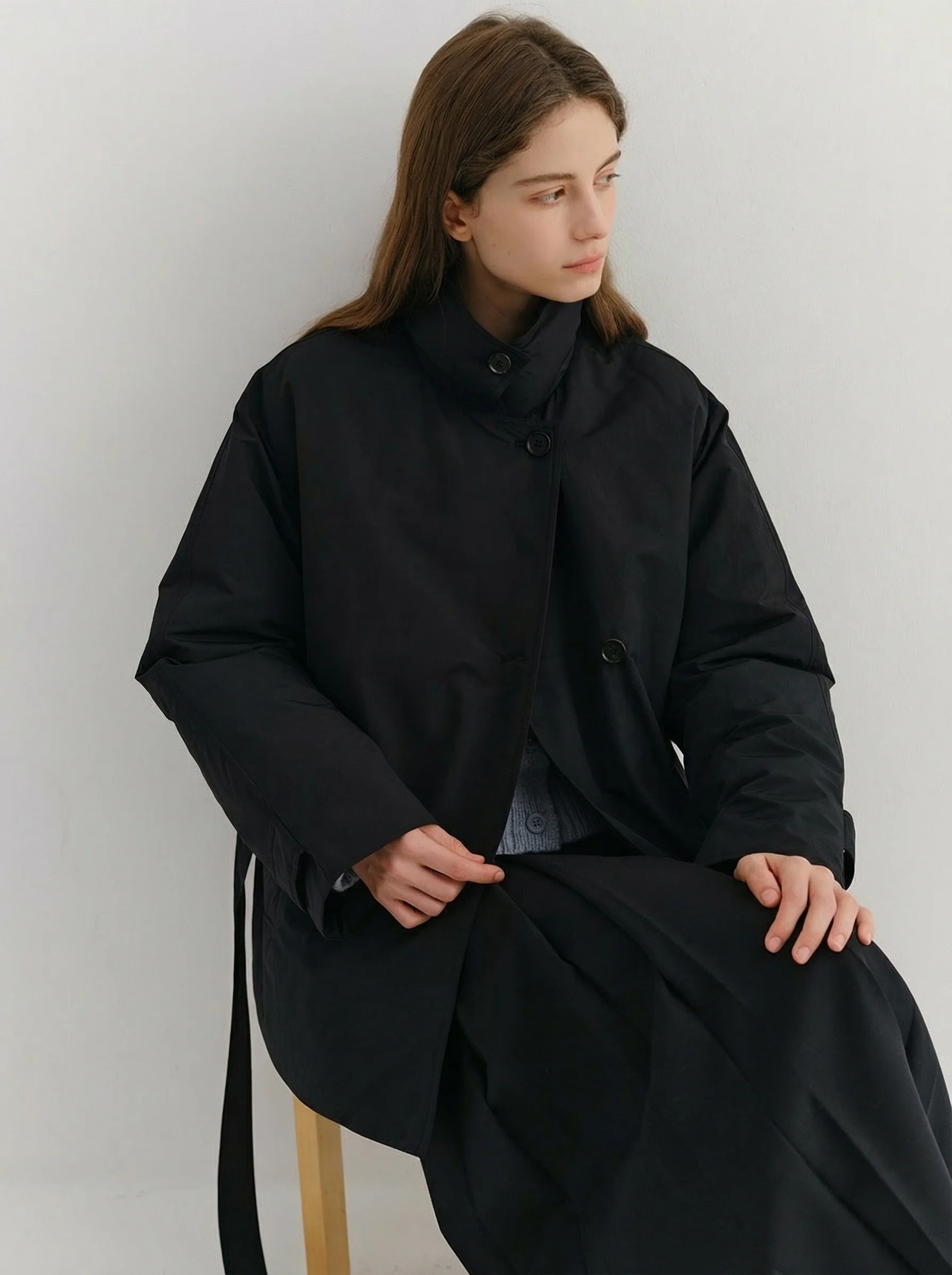 Asymmetric Padded Jacket - Image 4