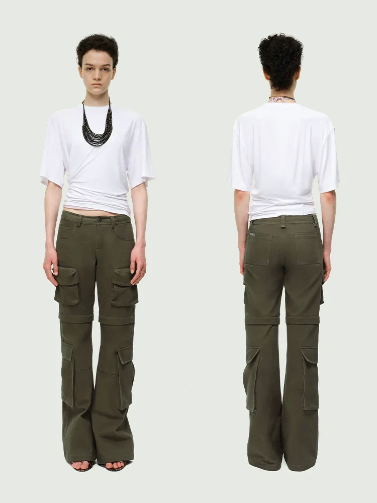 Asymmetric Pleated Waist Tee - Image 2