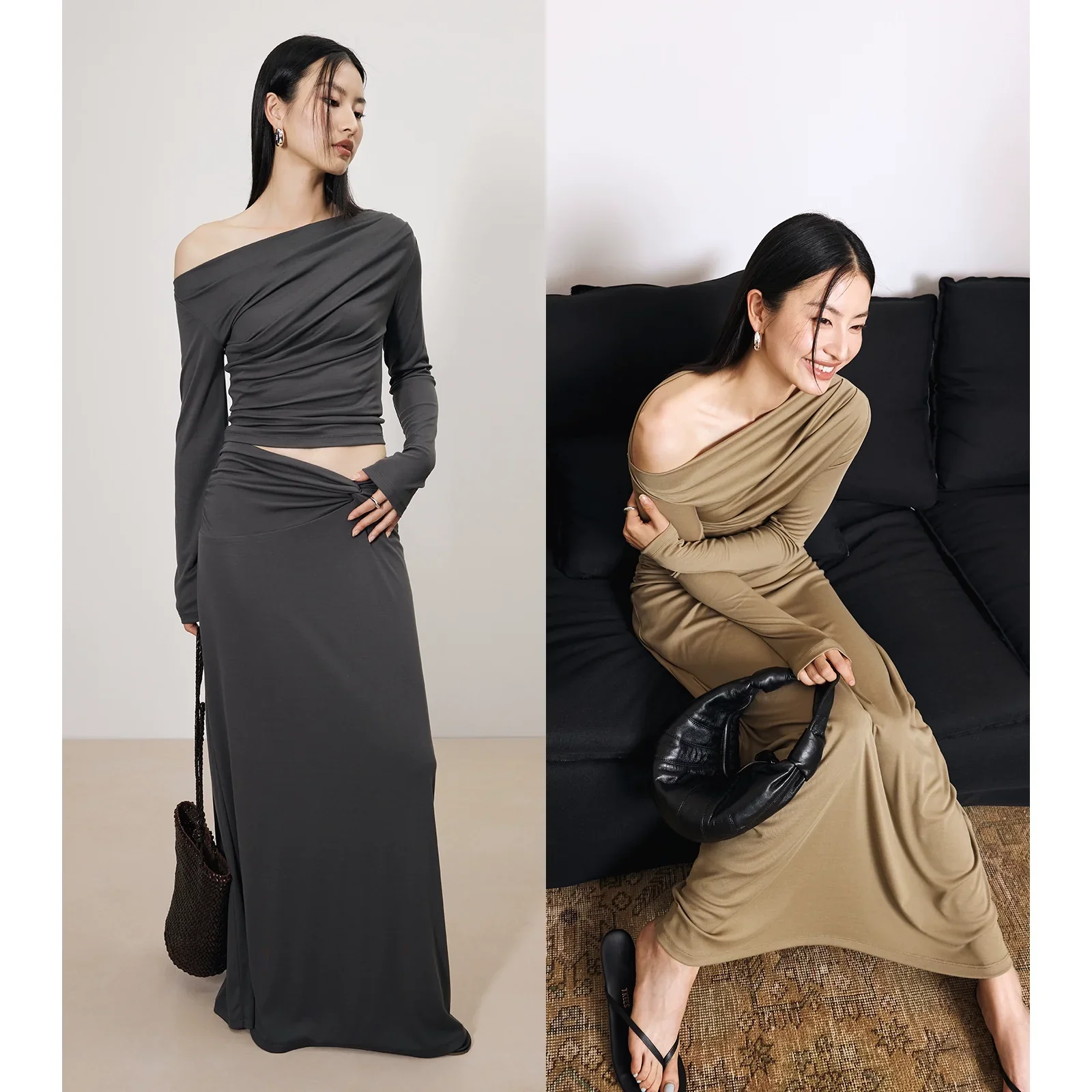 Asymmetrical Draped Ensemble
