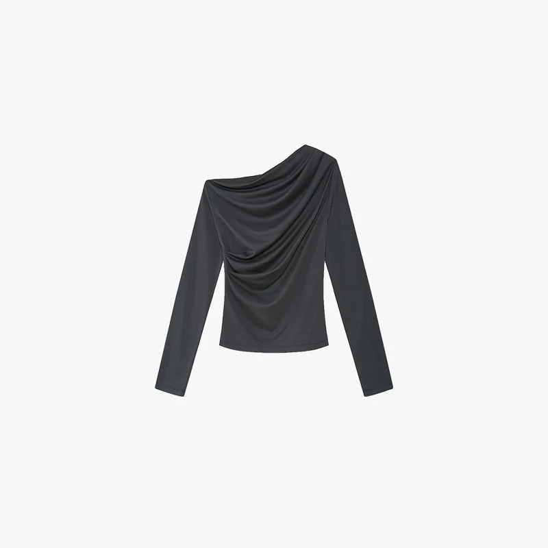 Asymmetrical Draped Ensemble - Image 6