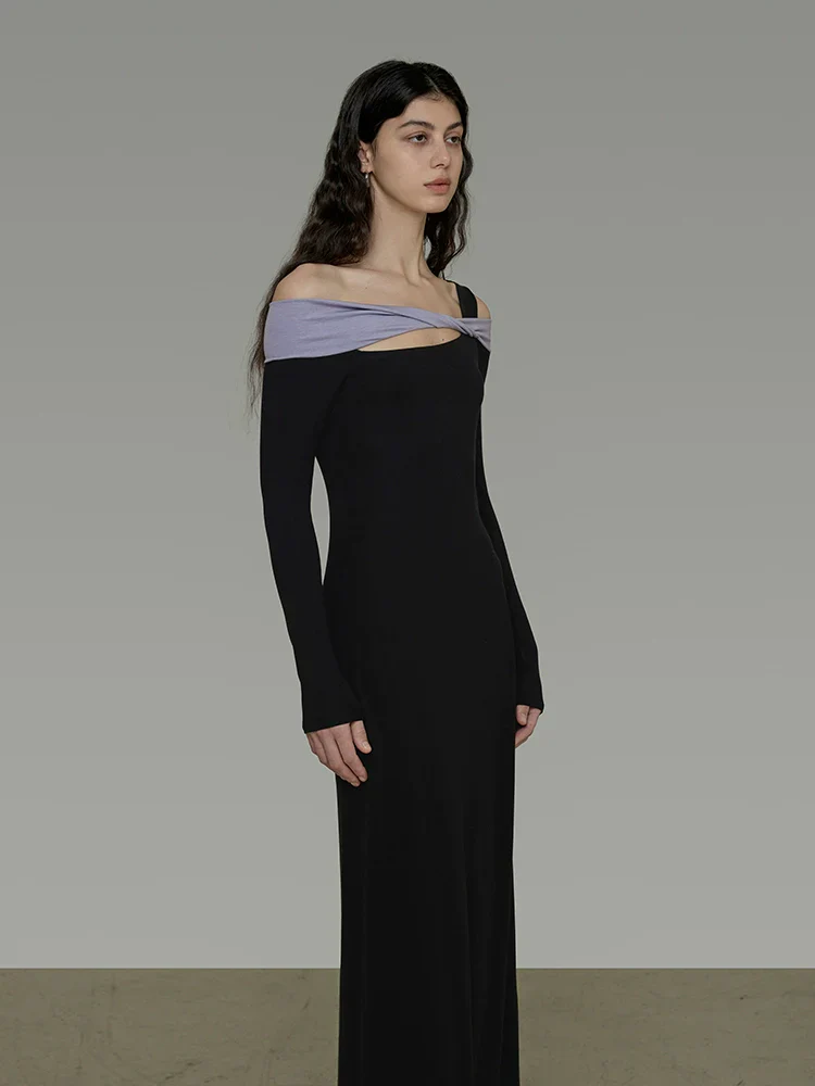 Asymmetrical One-Shoulder Maxi Dress