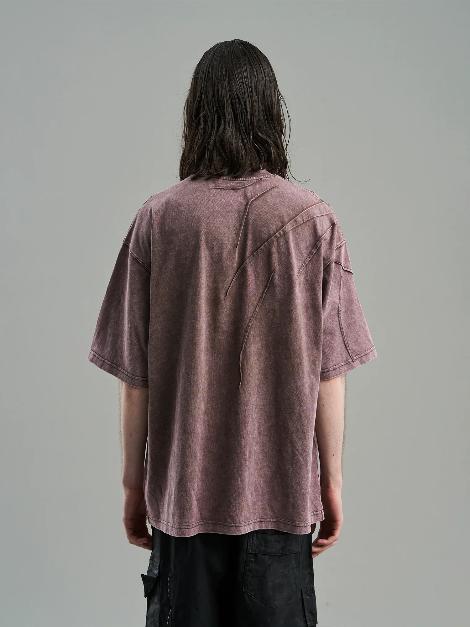 Asymmetrical Pleat T-Shirt - Image 3