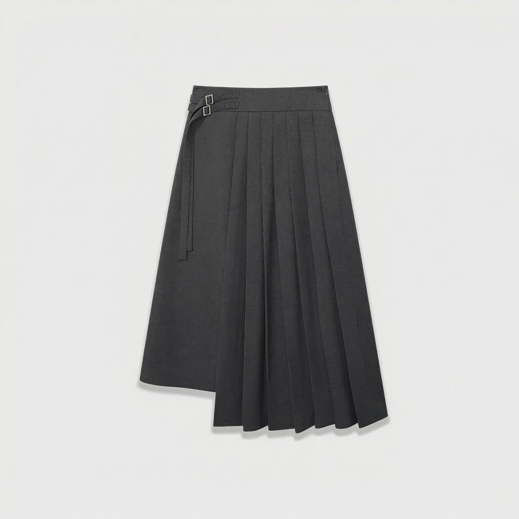 Asymmetrical Pleated Skirt - Image 5