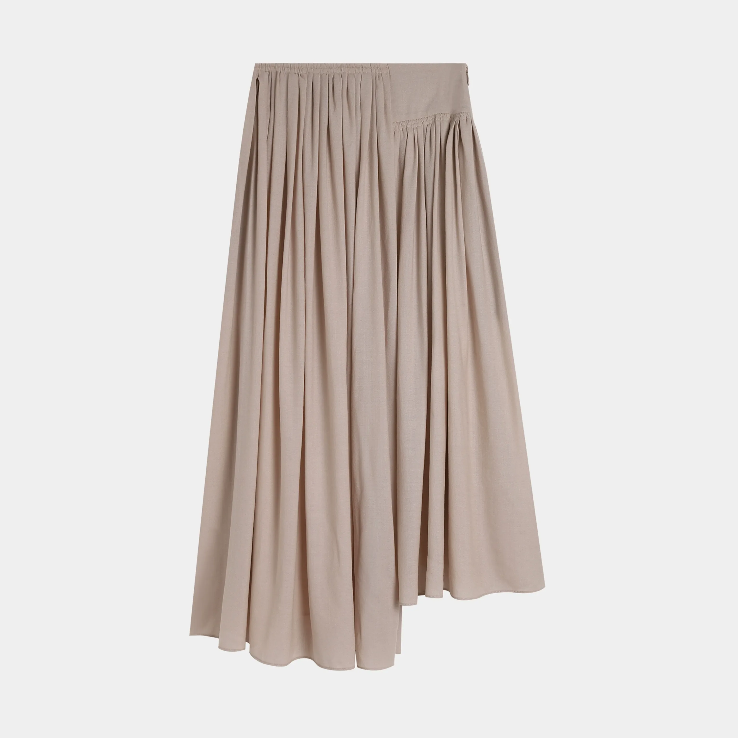 Asymmetrical Pleated Skirt - Image 6