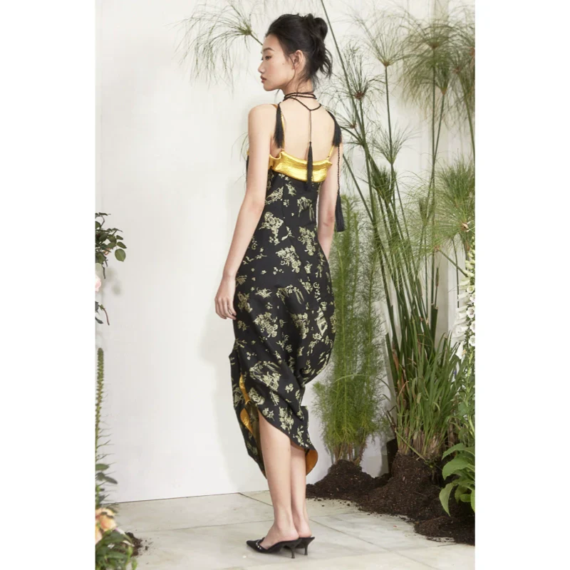 Asymmetrical Strap Dress - Image 2