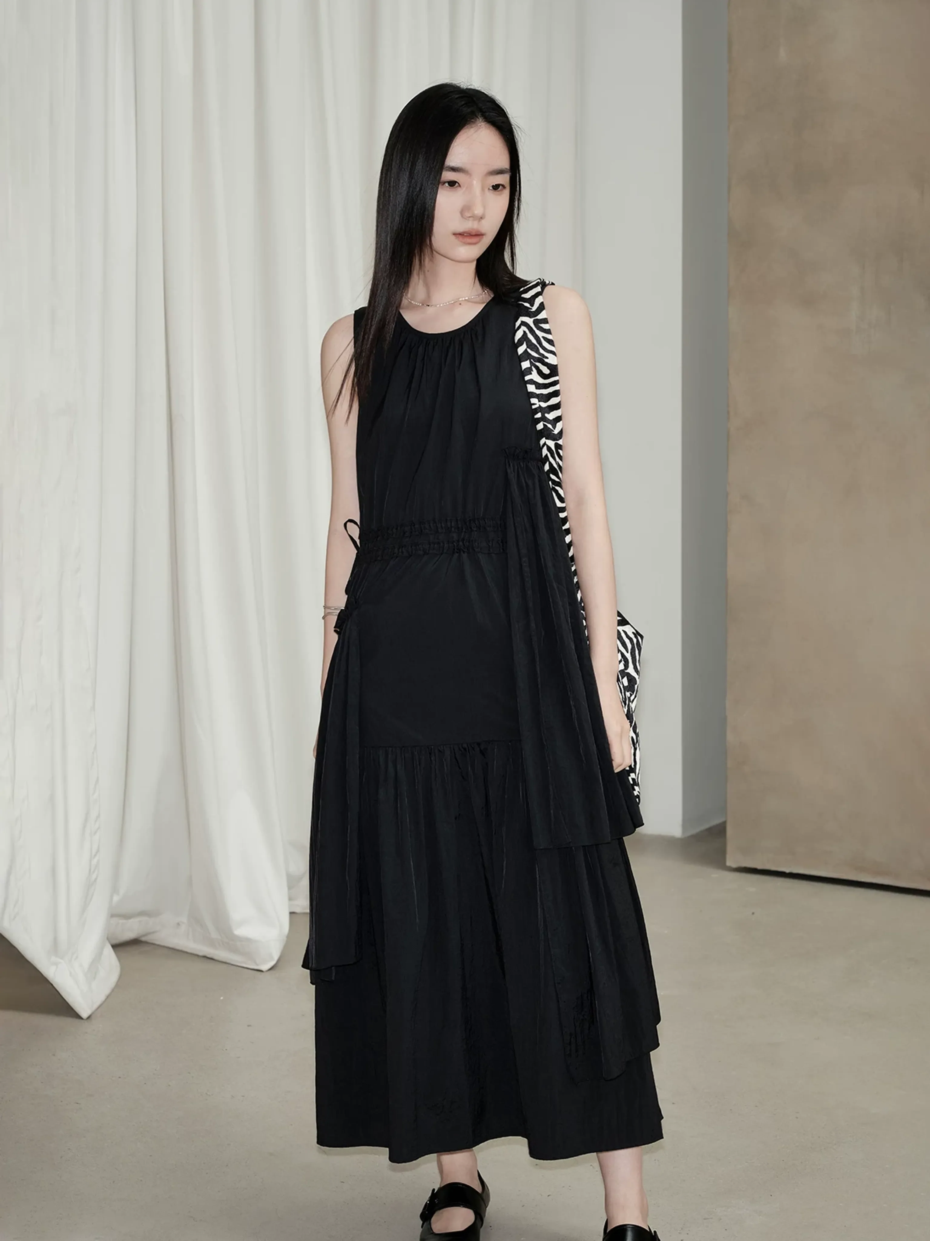 Asymmetrical Tiered Dress/Skirt - Image 3