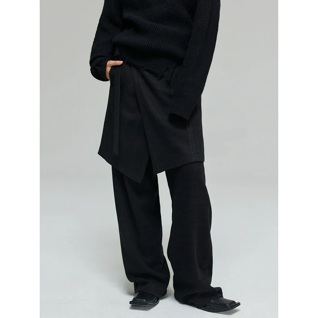 Asymmetrical Wrap Skirt - Image 3