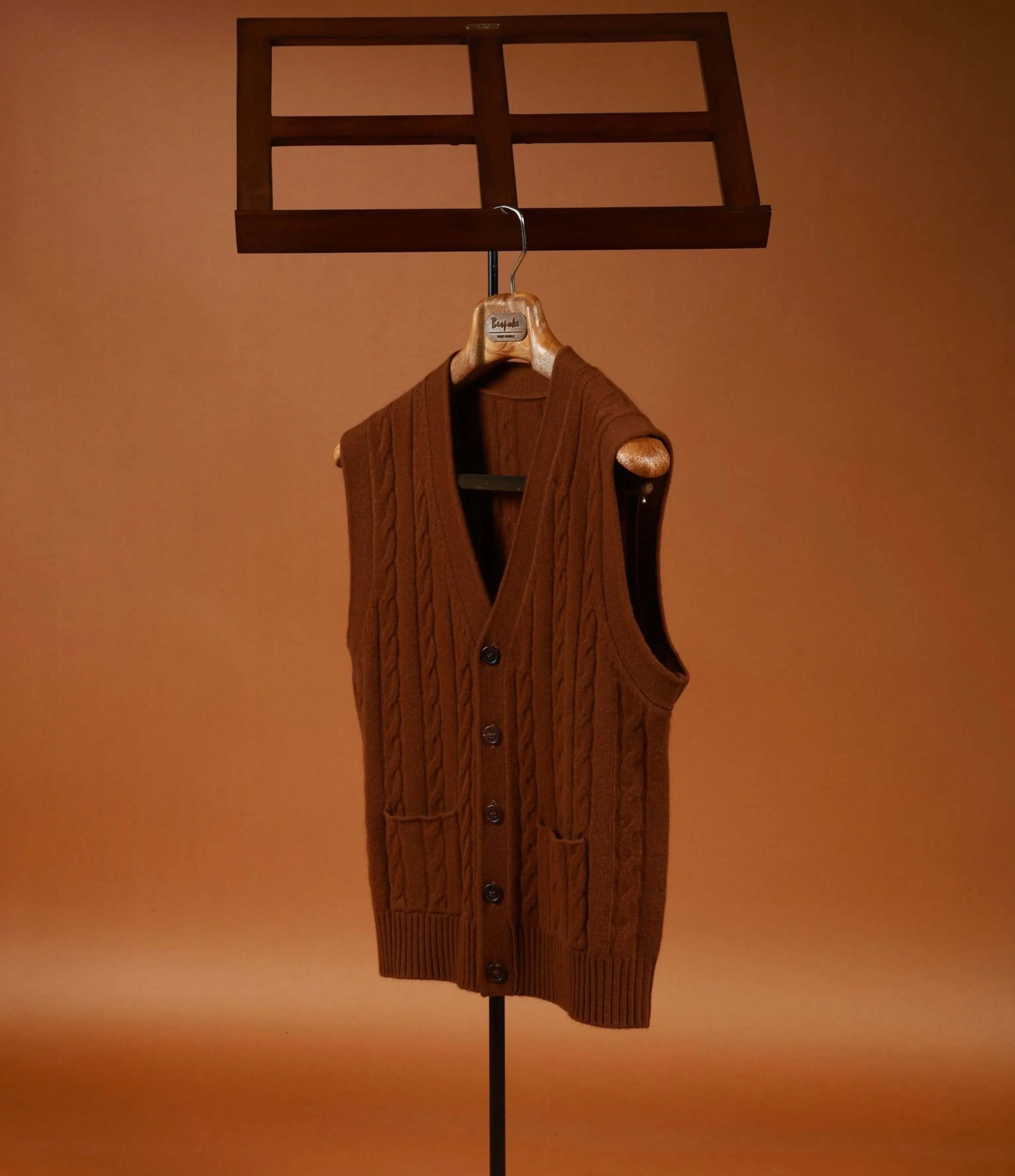 Australian Wool Cable-Knit Vest - Image 7