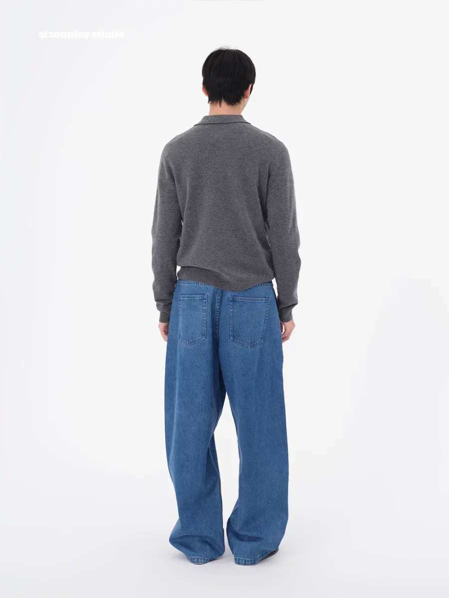 Australian Wool Polo Sweater - Image 2