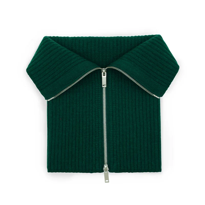 Australian Wool Zip Collar Scarf - Image 6