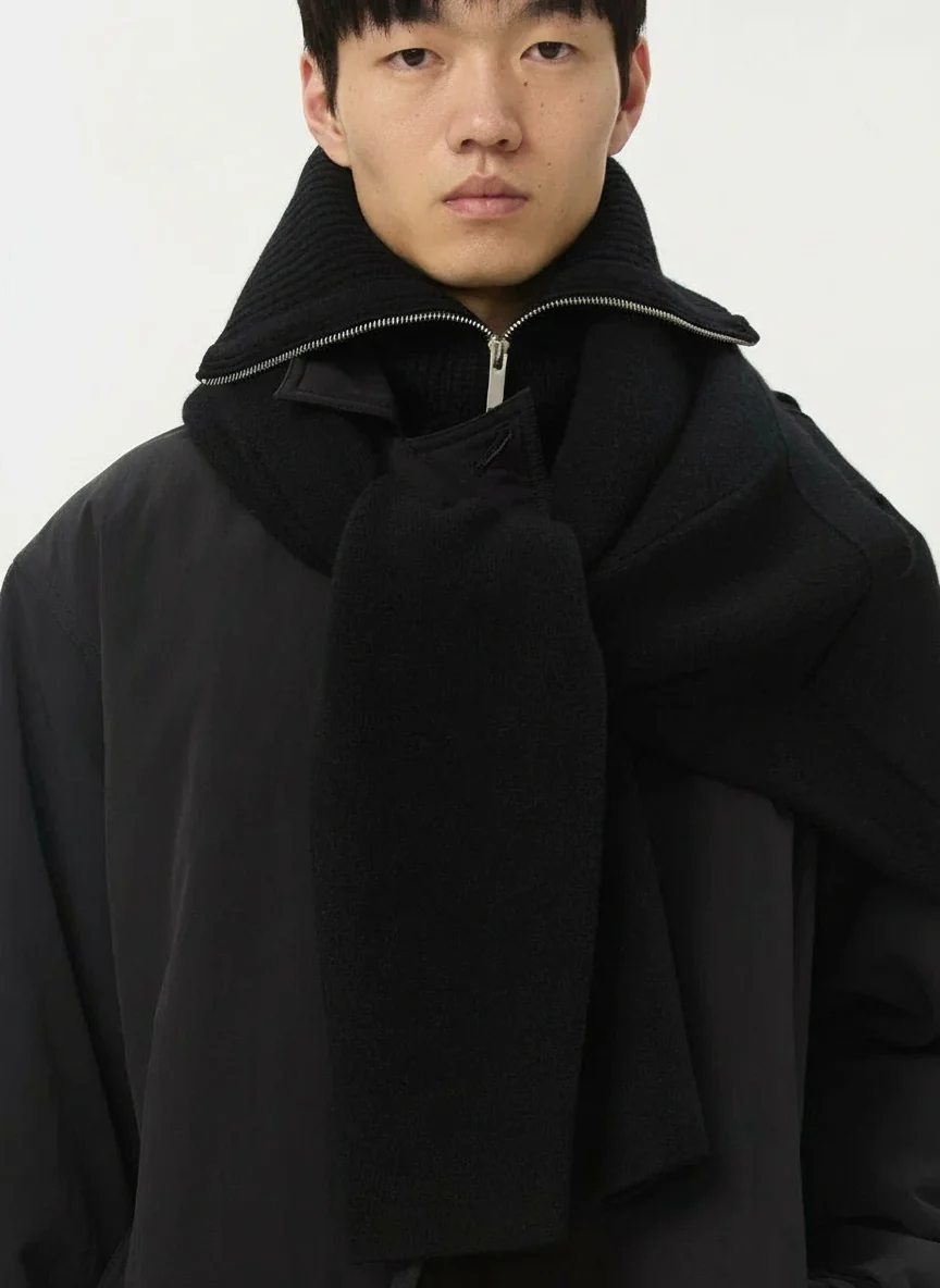 Australian Wool Zip Collar Scarf - Image 9