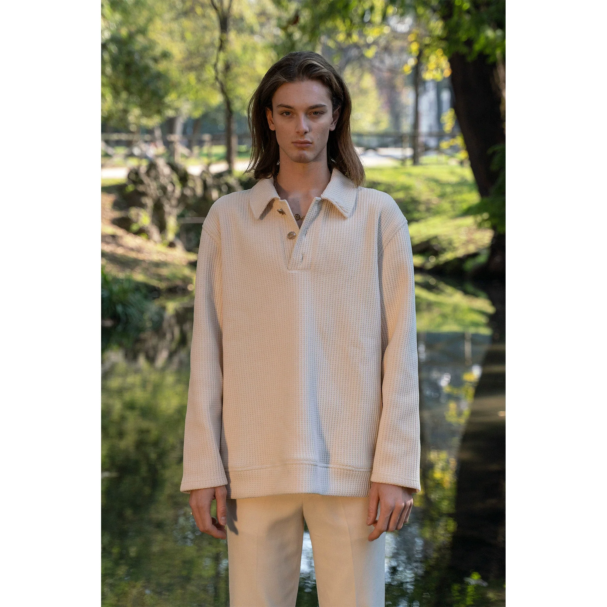 Autumn Knitted Polo Shirt - Image 4