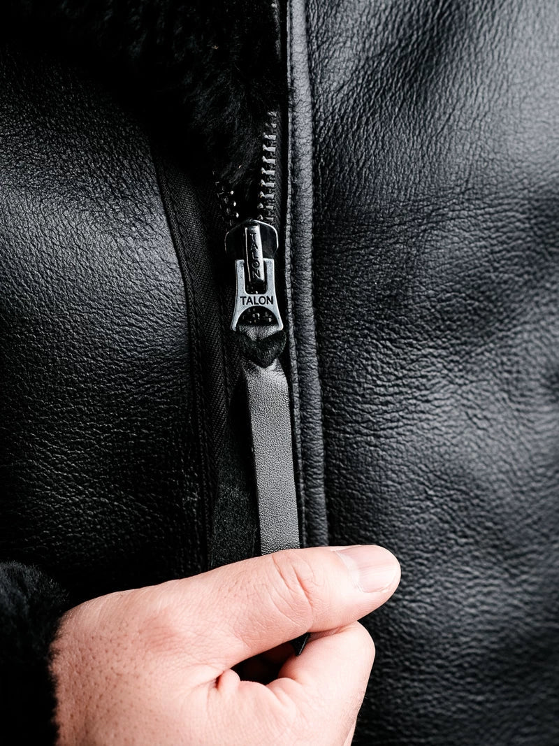 B-3 Shearling Flight Jacket - Image 4