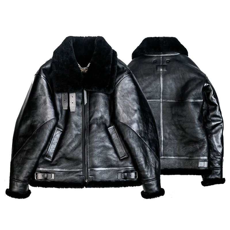 B-3 Shearling Flight Jacket - Image 6