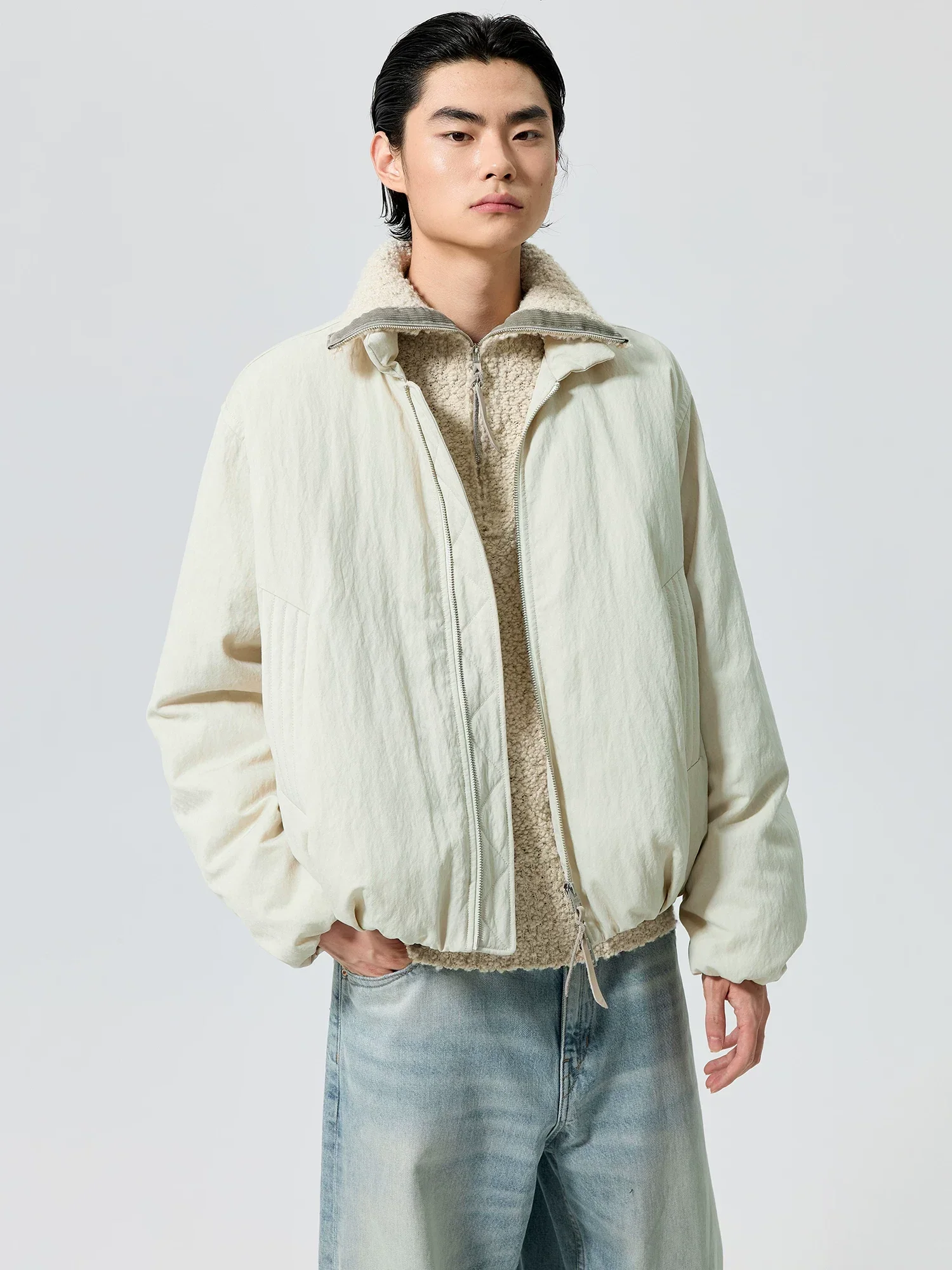 Balloon Collar Puffer Jacket