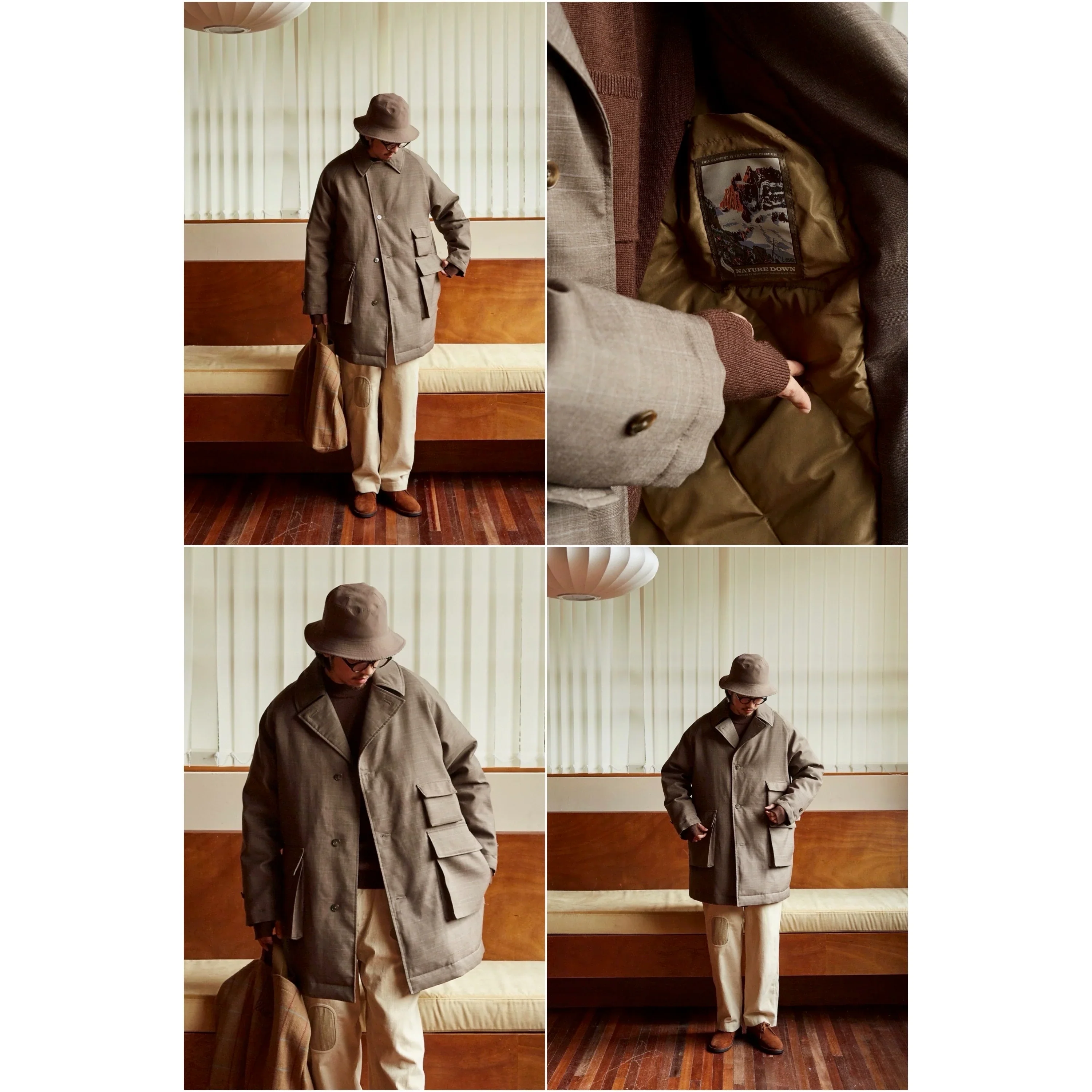 Balmacaan Down Coat - Image 2