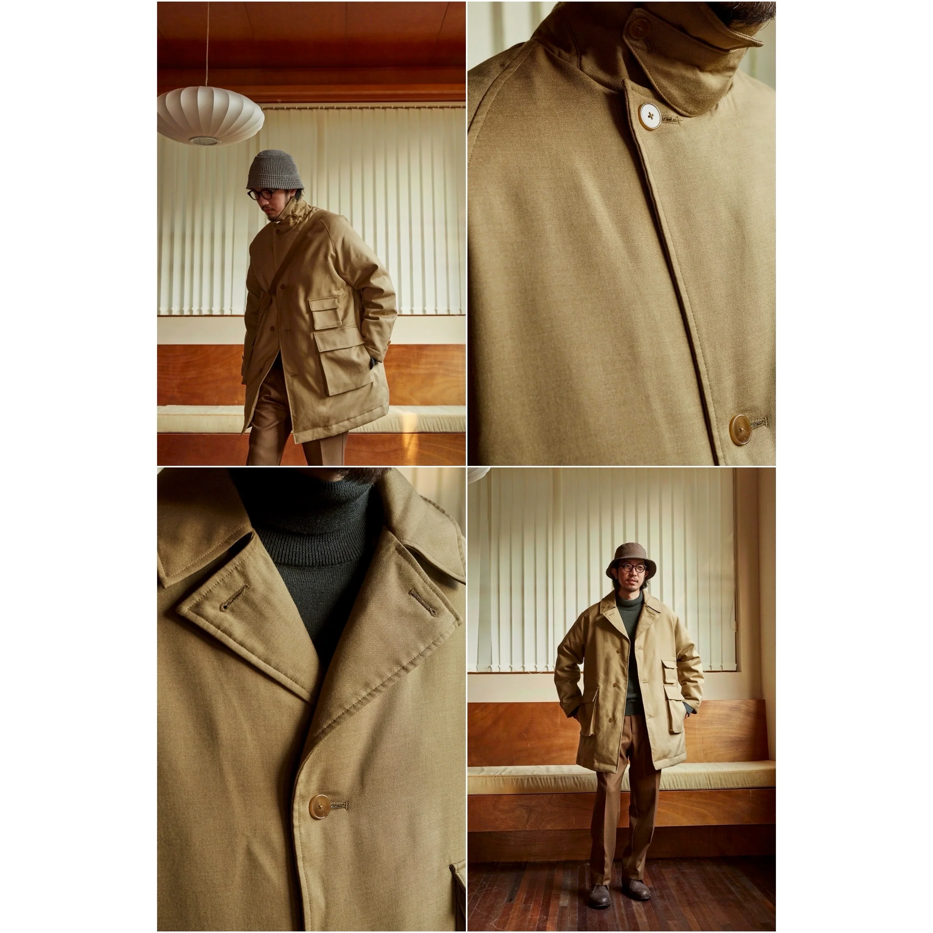 Balmacaan Down Coat - Image 3