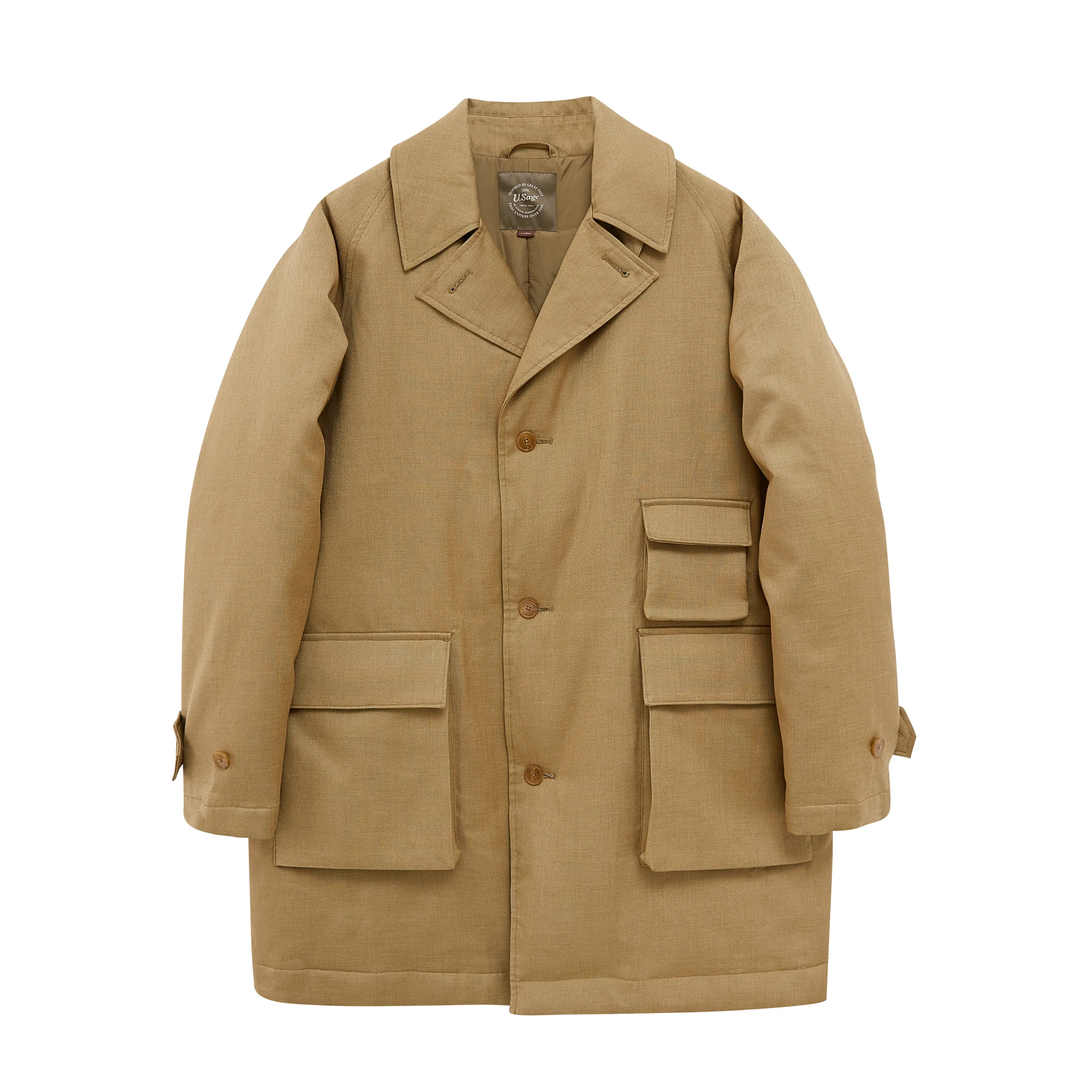 Balmacaan Down Coat - Image 6