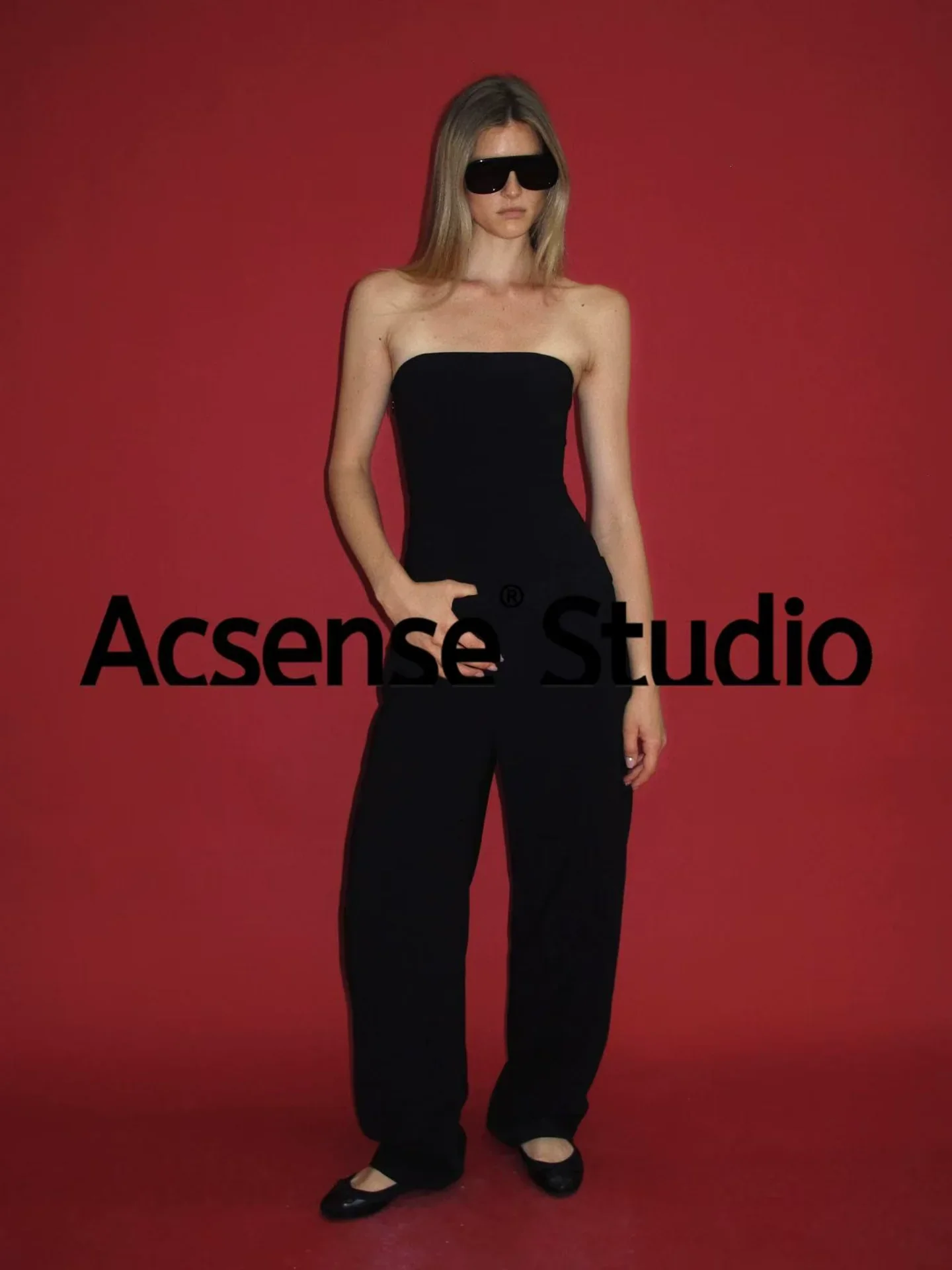 Bandeau Wide-Leg Jumpsuit