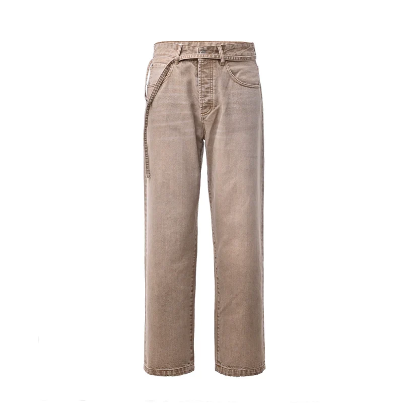 Beige Relaxed Fit Trousers - Image 4