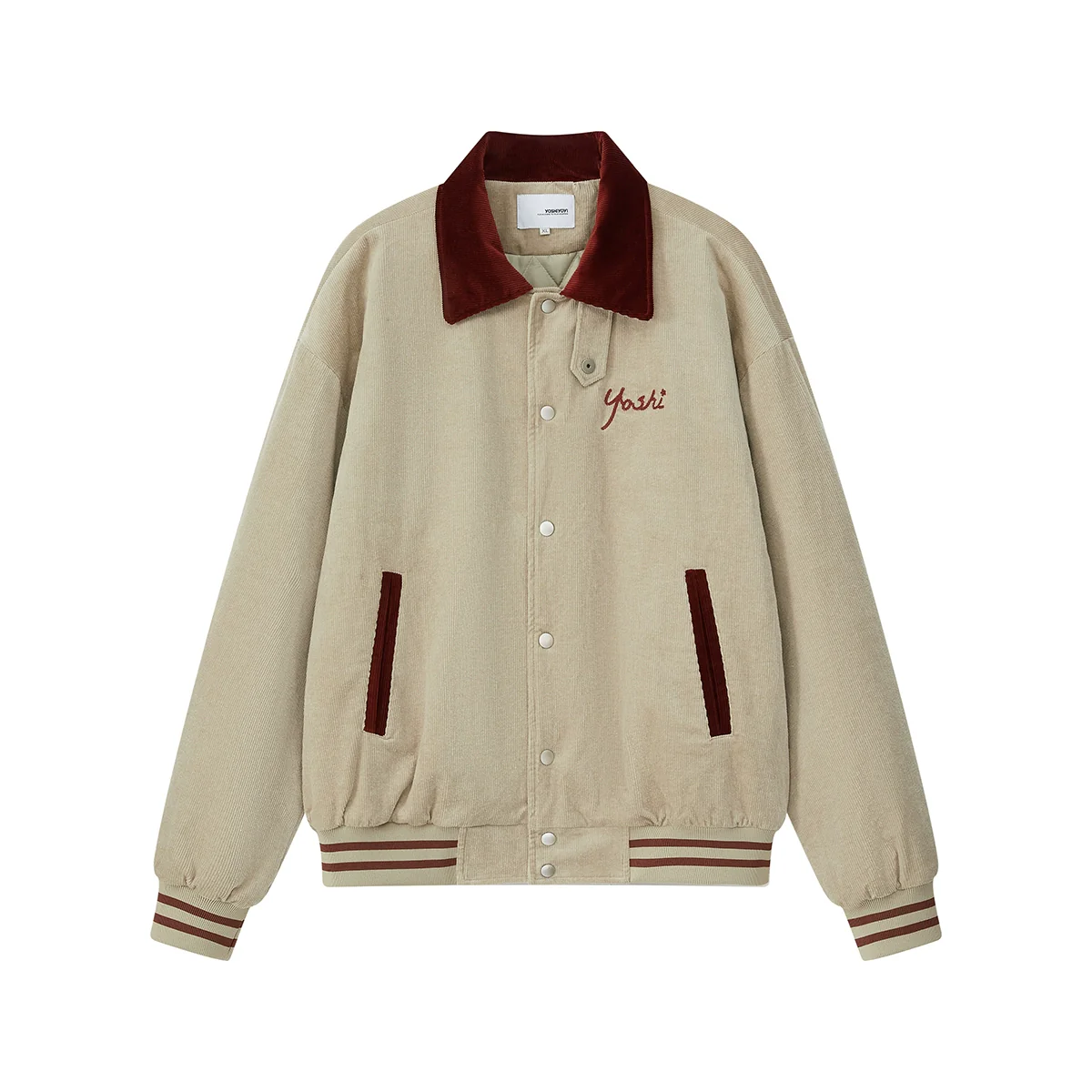 Beige Varsity Jacket - Image 6