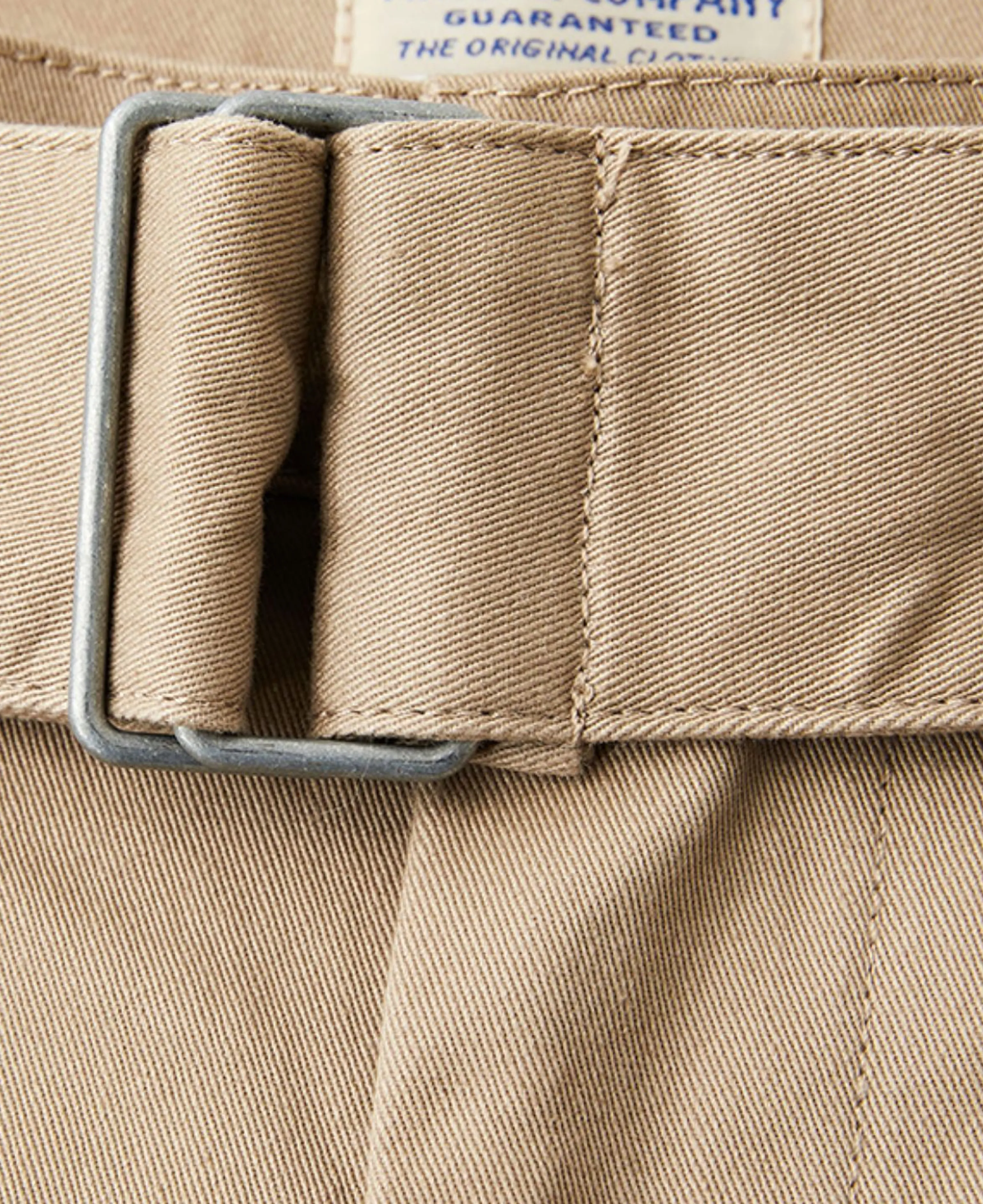 Belted Cotton Twill Wide-Leg Trousers - Image 2