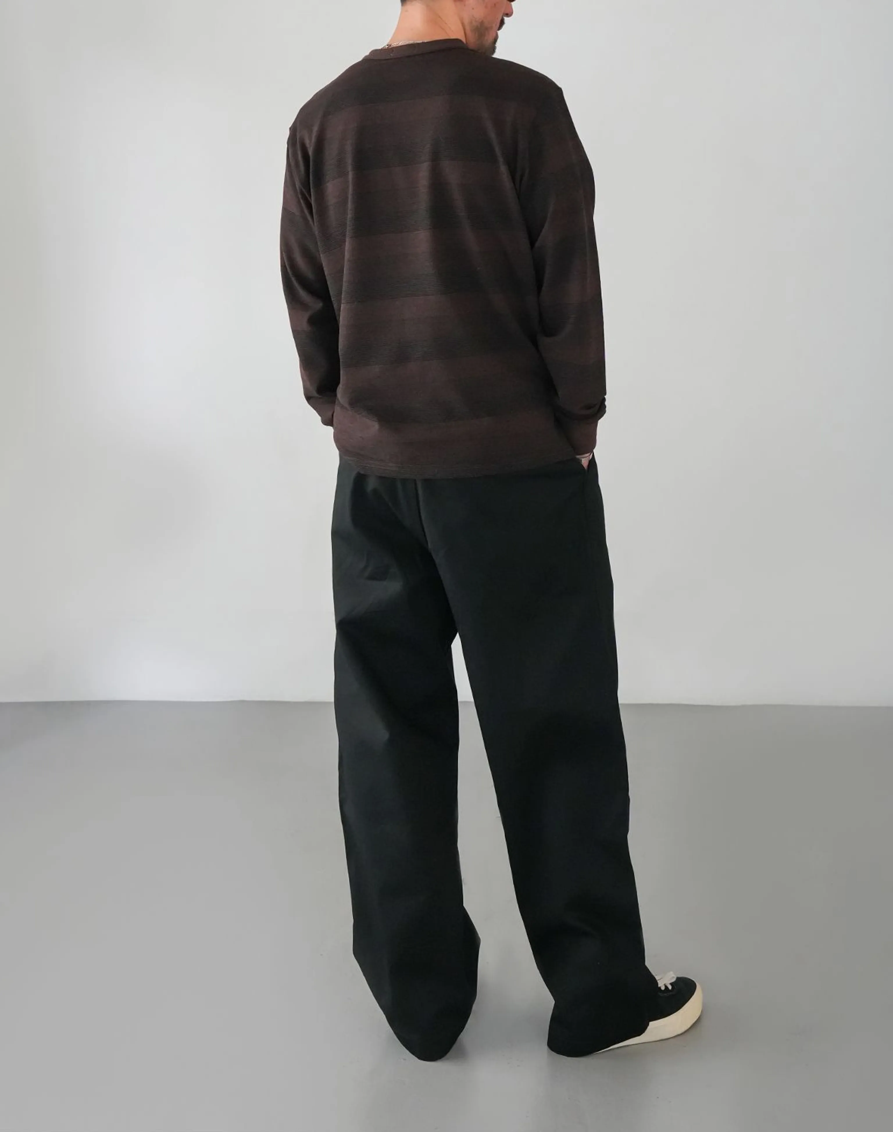 Belted Cotton Twill Wide-Leg Trousers - Image 7