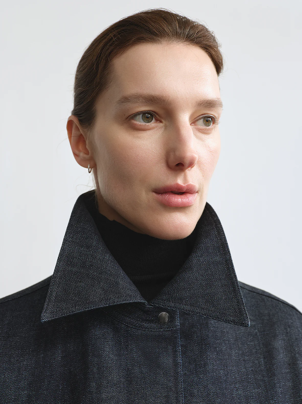 Belted Denim Coat - Image 5