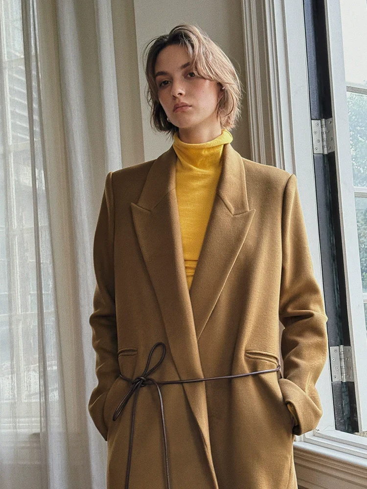 Belted Double-Face Wool Coat - Image 2