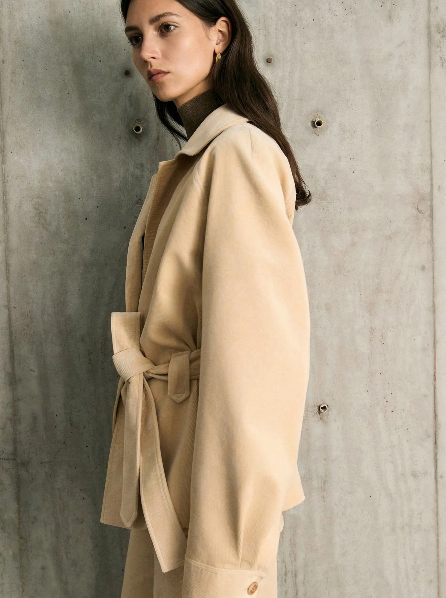 Belted Lapel Jacket - Image 2