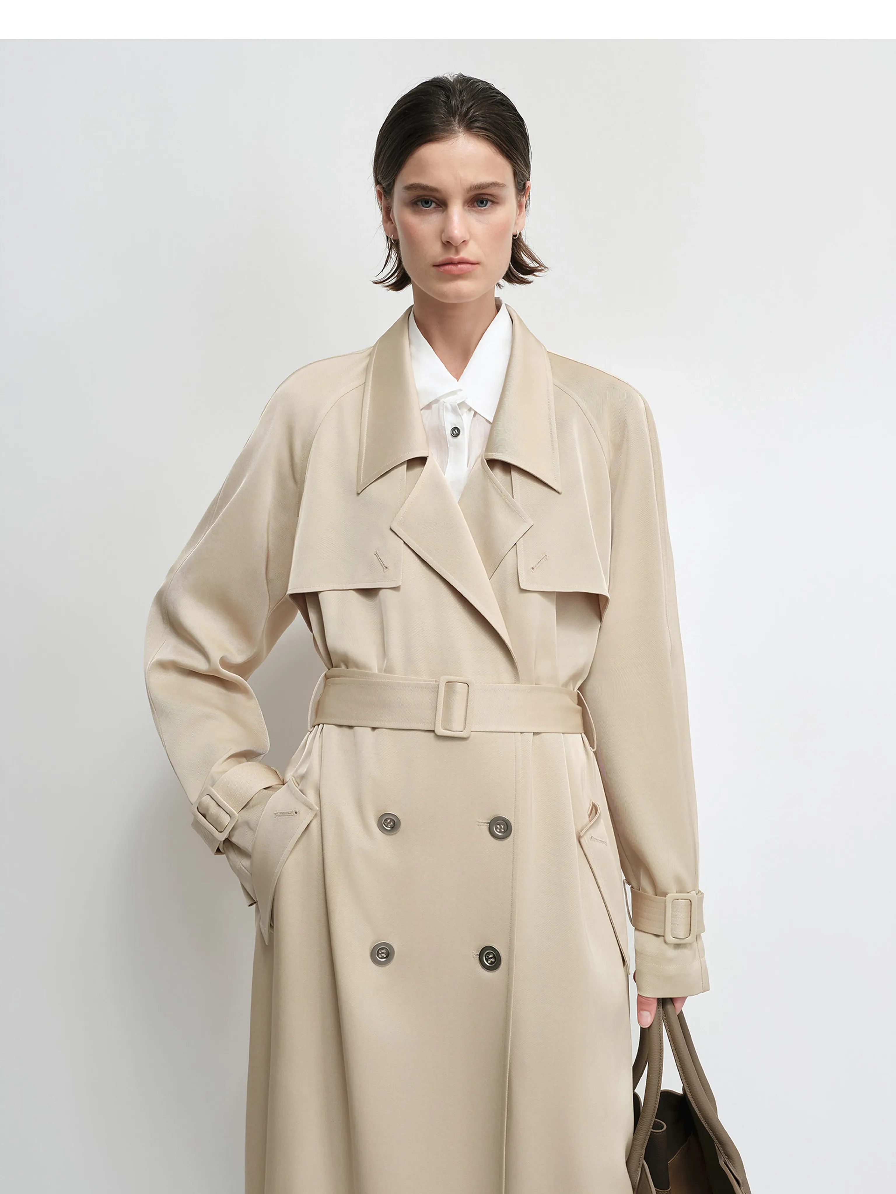 Belted Long Trench - Image 3