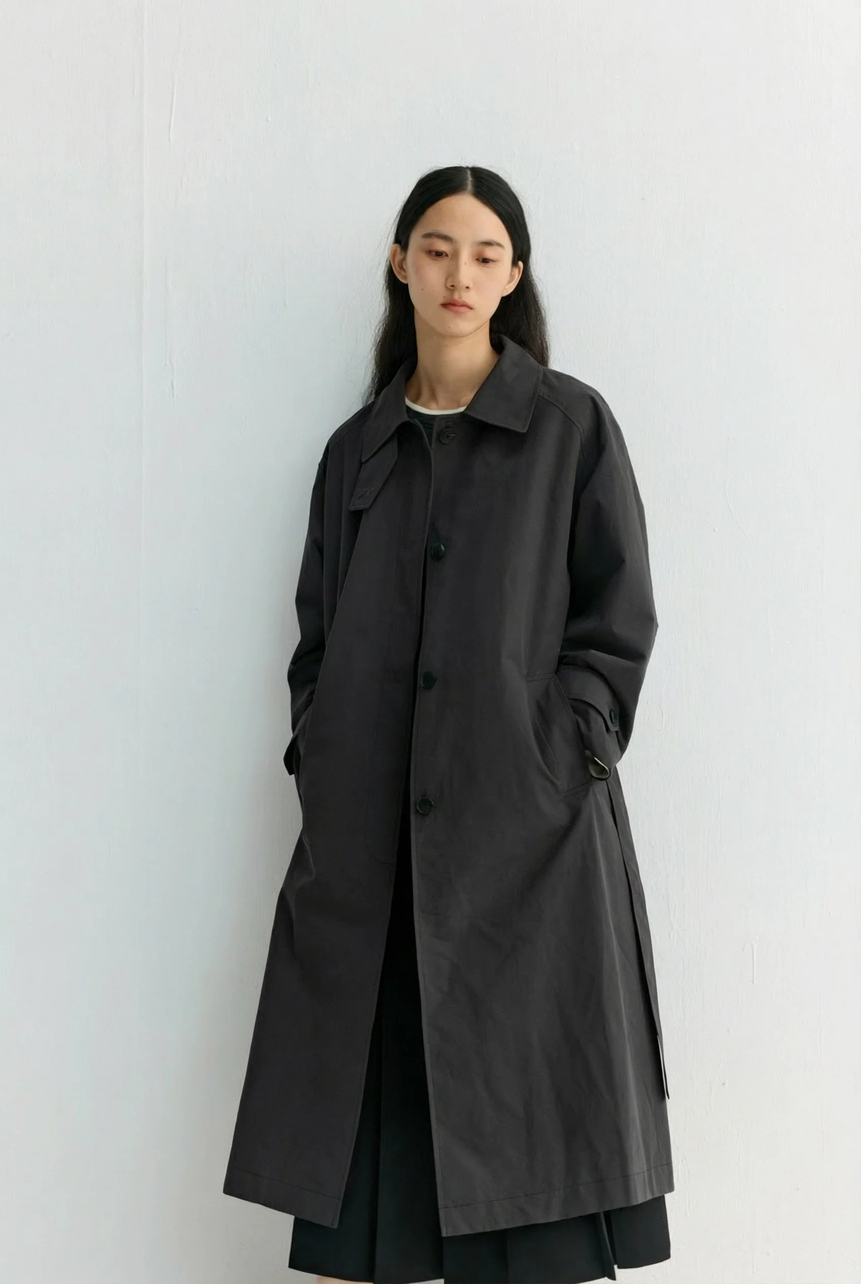Belted Mac Coat - Image 2