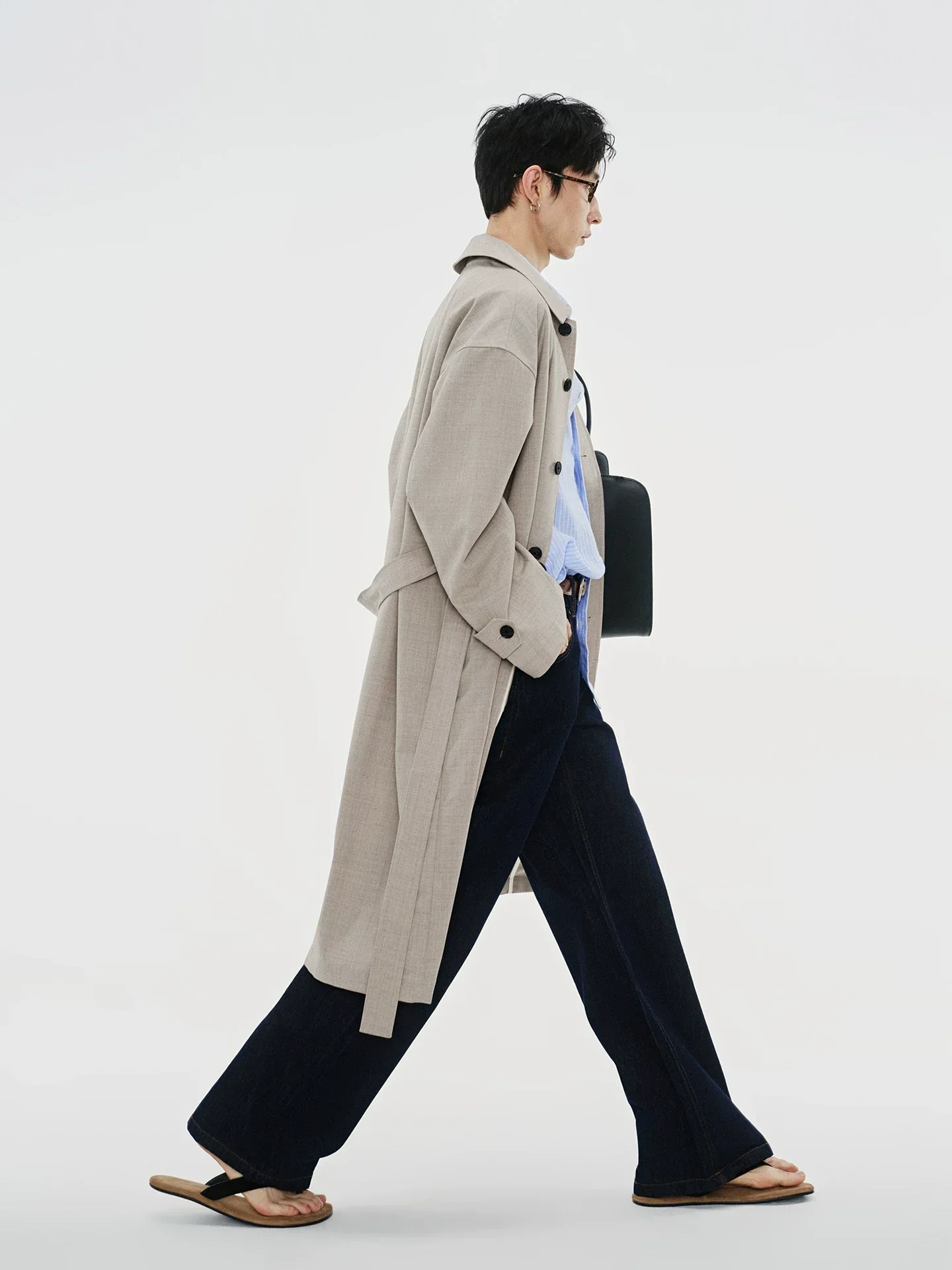 Belted Mac Coat - Image 2