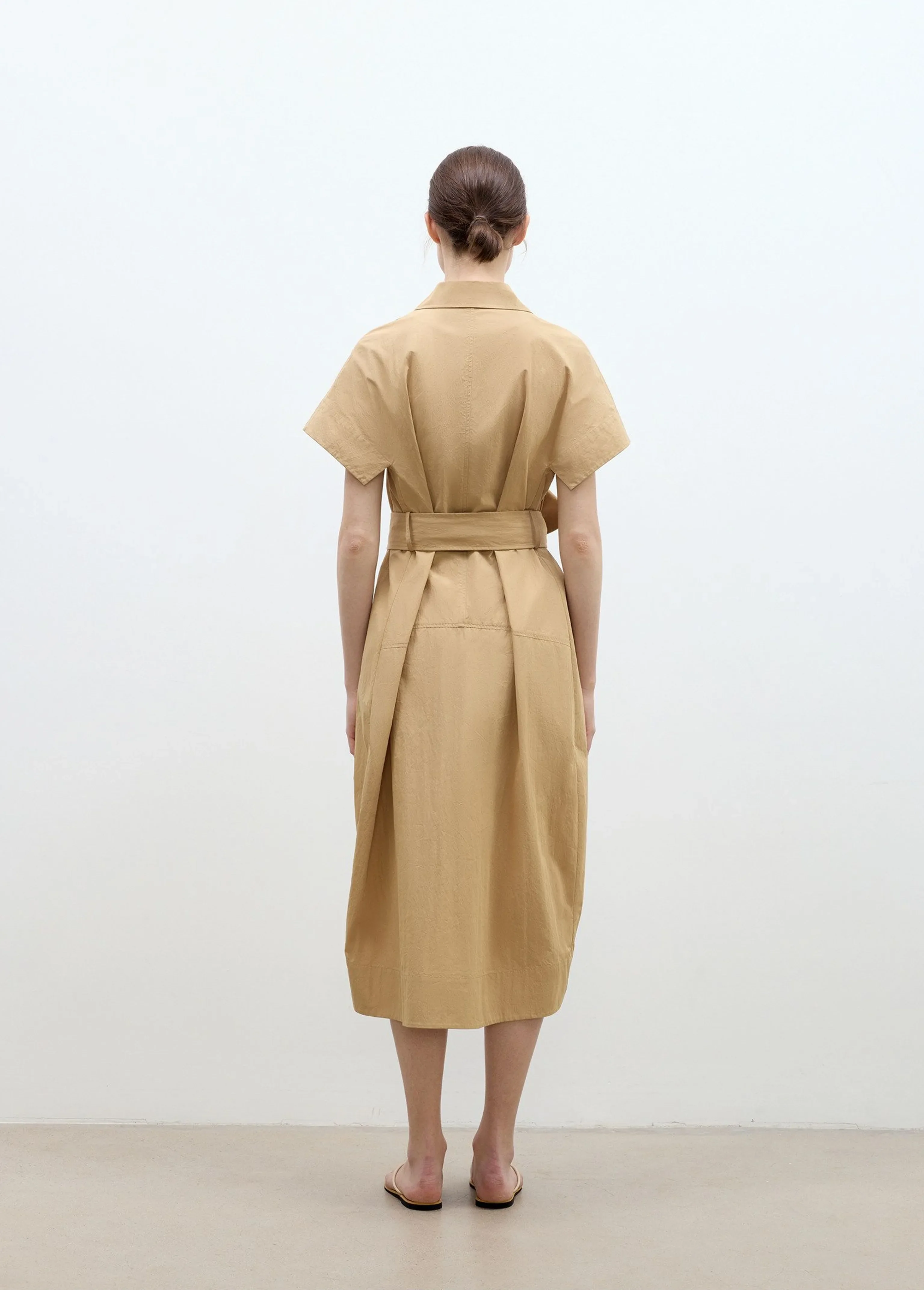 Belted Shirt Dress - Image 3