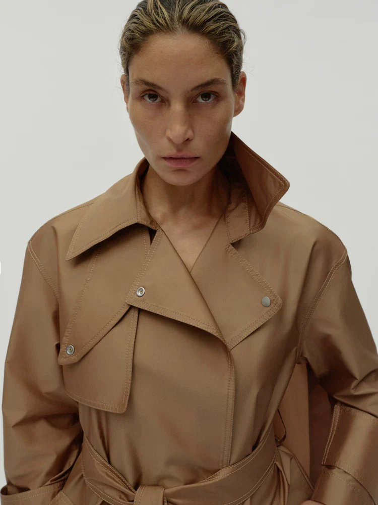 Belted Snap Trench - Image 3
