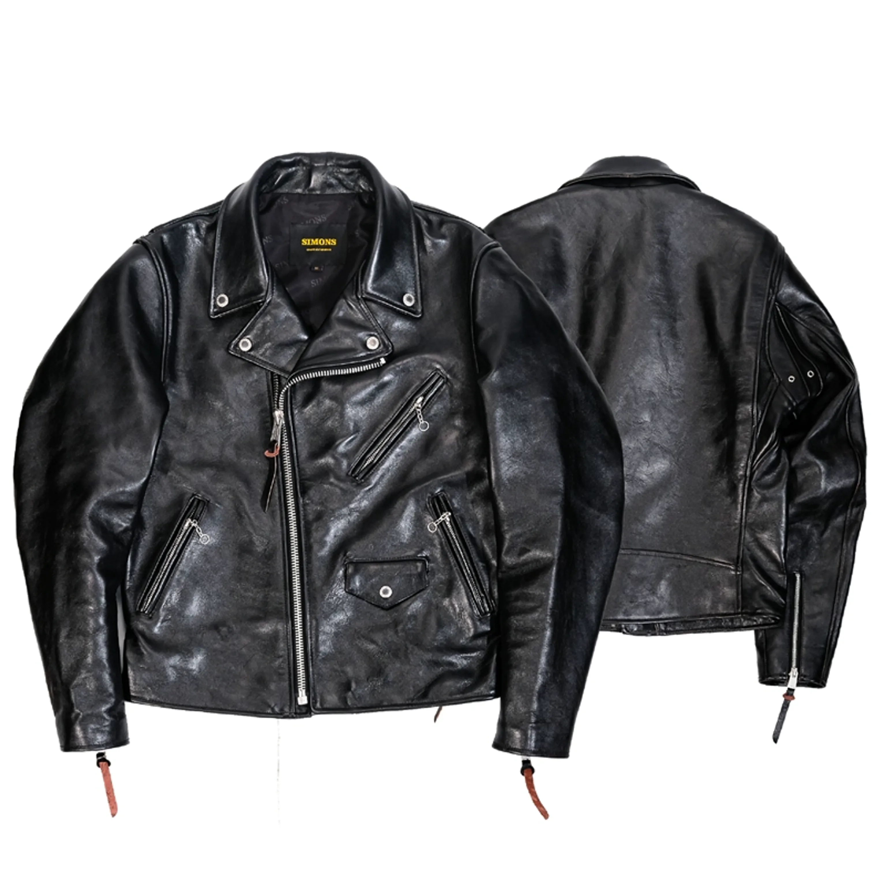 Beltless Horsehide Biker Jacket - Image 10