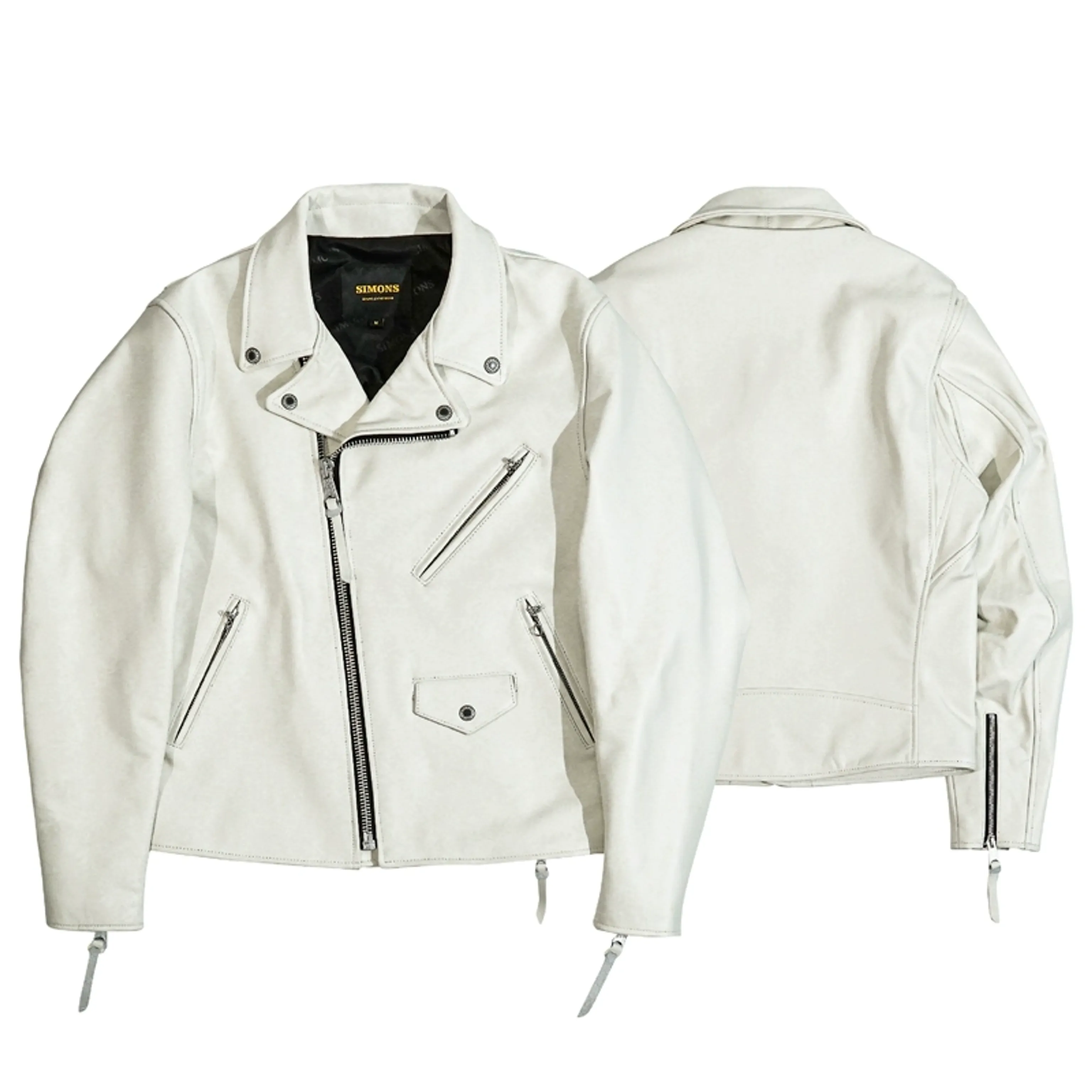 Beltless Horsehide Biker Jacket - Image 9