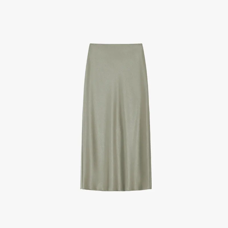 Bias-Cut Fishtail Midi Skirt - Image 7