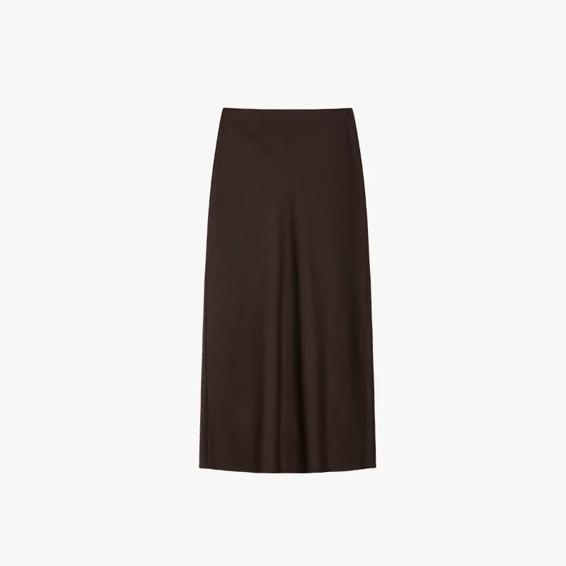 Bias-Cut Fishtail Midi Skirt - Image 8