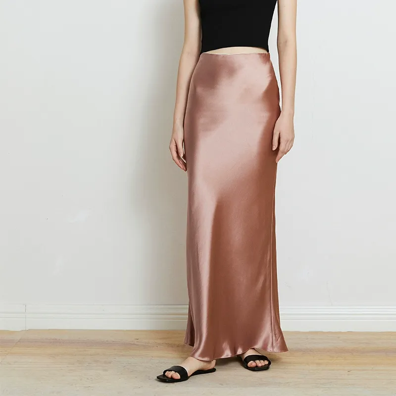 Bias-Cut Satin Skirt - Image 6