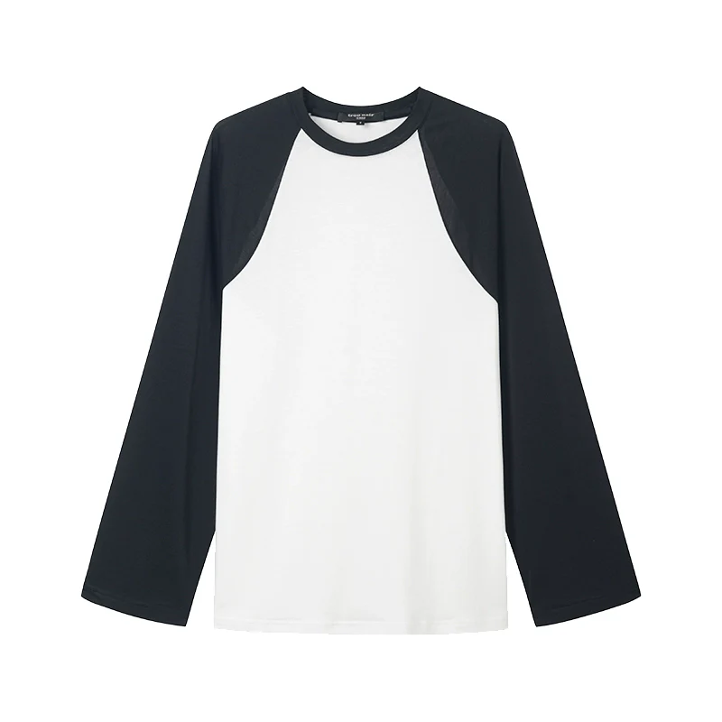 Black and White Raglan T-Shirt - Image 6