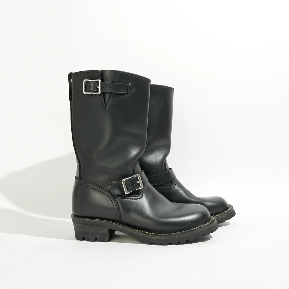 Black Engineer Boots