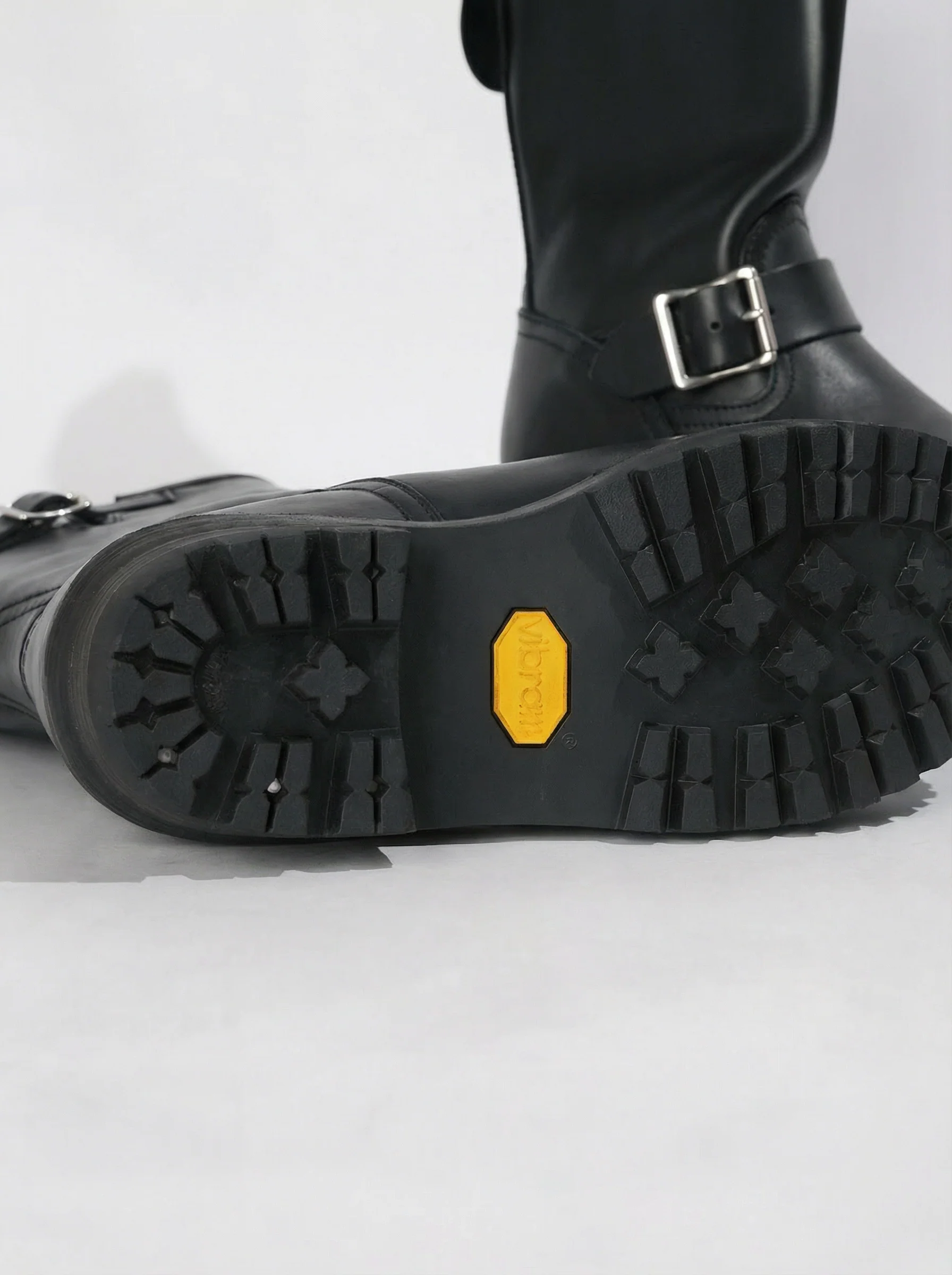 Black Engineer Boots - Image 4