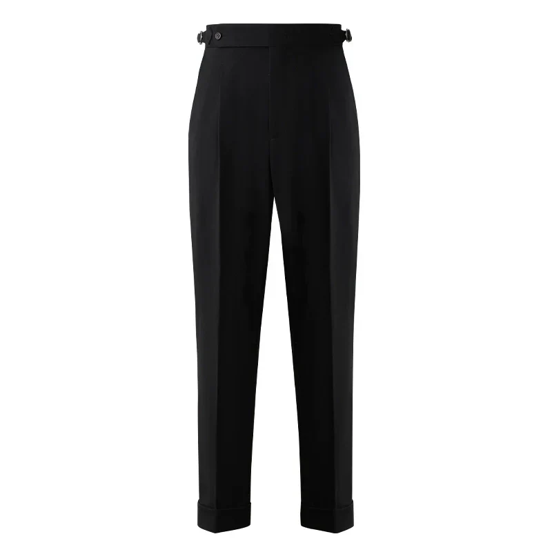Black High-Waisted Trousers - Image 2
