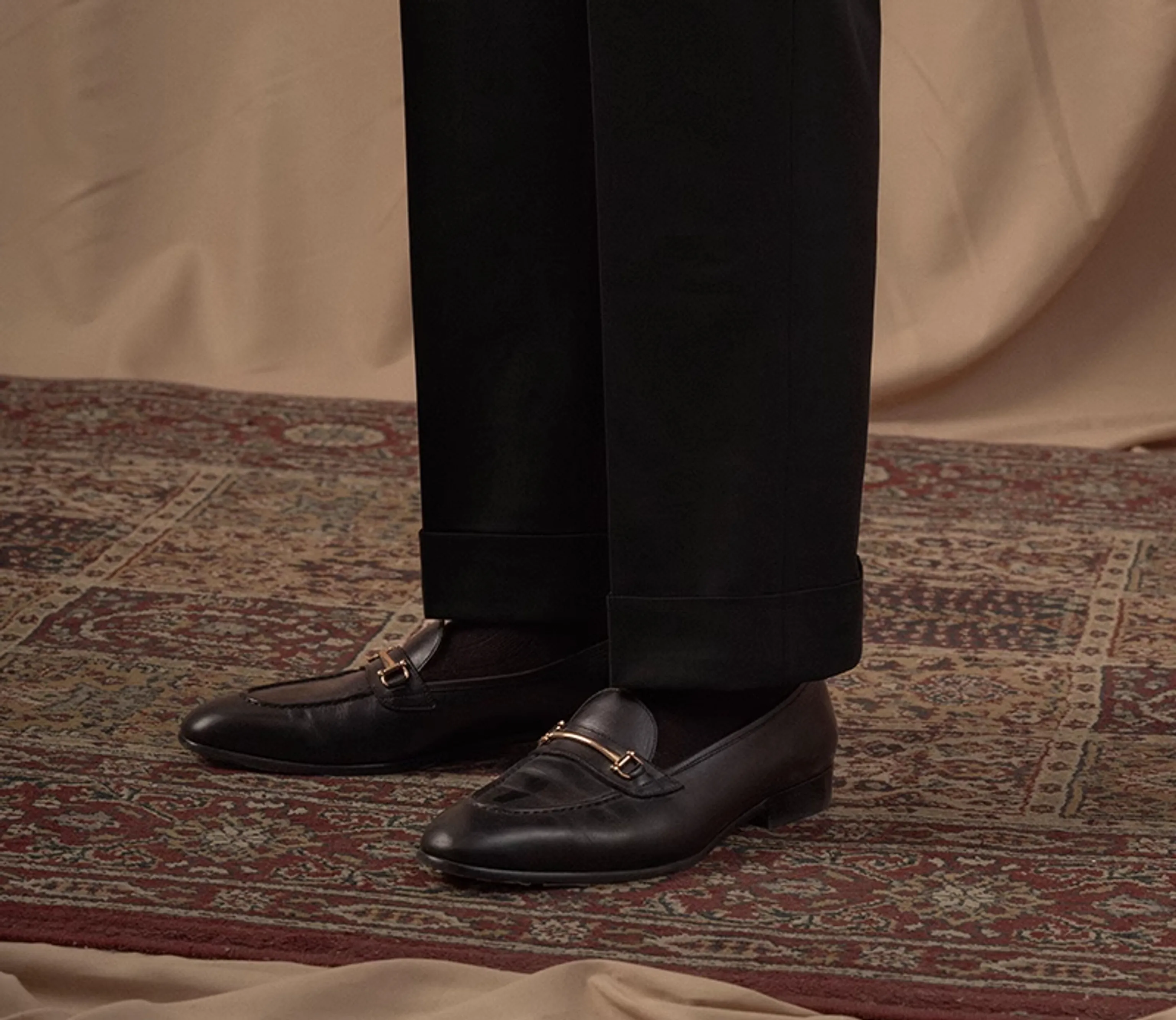 Black High-Waisted Trousers - Image 6