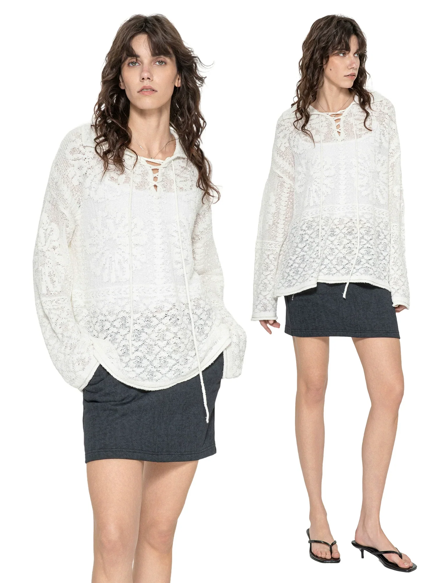 Black Hole Jacquard Pullover - Image 2