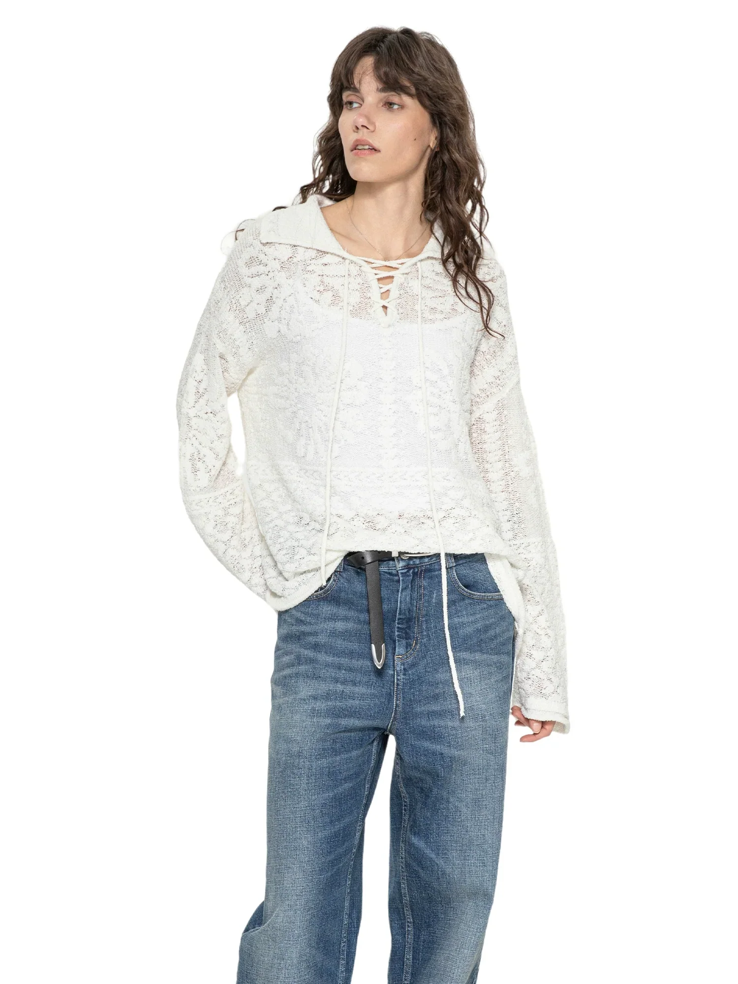 Black Hole Jacquard Pullover - Image 5