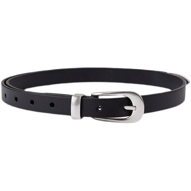 Black Leather Belt - Image 2