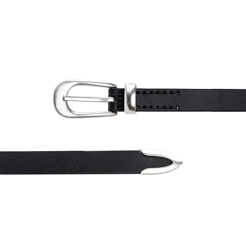 Black Leather Belt - Image 3